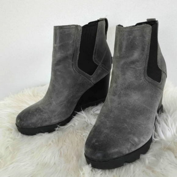 🌴Sorel Joan Uptown Chelsea Bootie Quarrey Women's Size 9✌️ - Picture 4 of 10